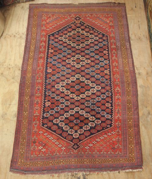 161 X 270CM FINE ANTIQUE AFSHAR CARPET