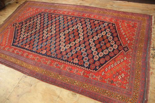 161 X 270CM FINE ANTIQUE AFSHAR CARPET - ADDITIONAL PHOTO 2