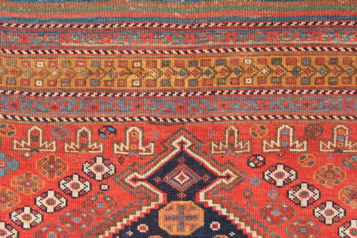 161 X 270CM FINE ANTIQUE AFSHAR CARPET - ADDITIONAL PHOTO 9