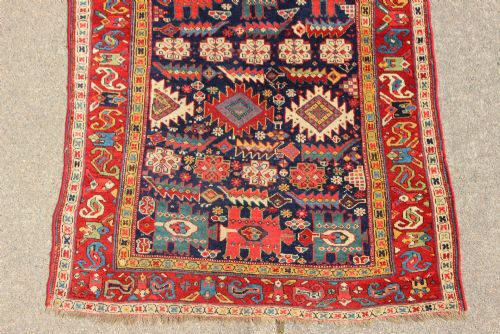 134 X 302CM FINE ANTIQUE KURDISH LONG RUG - ADDITIONAL PHOTO 1