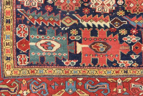 134 X 302CM FINE ANTIQUE KURDISH LONG RUG - ADDITIONAL PHOTO 2