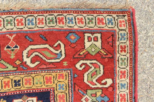 134 X 302CM FINE ANTIQUE KURDISH LONG RUG - ADDITIONAL PHOTO 6