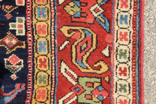 134 X 302CM FINE ANTIQUE KURDISH LONG RUG - ADDITIONAL PHOTO 12