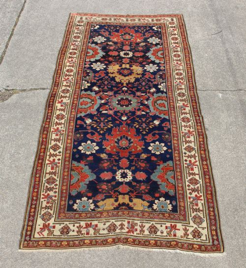 170 X 351 Early 19th Century Kurdish Gallery Carpet