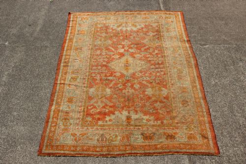214 X 291CM 19TH CENTURY GHIORDES OUSHAK CARPET