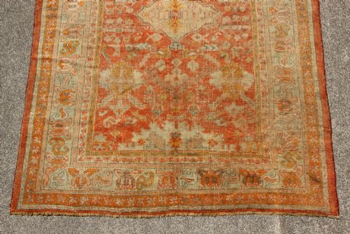 214 X 291CM 19TH CENTURY GHIORDES OUSHAK CARPET - ADDITIONAL PHOTO 1