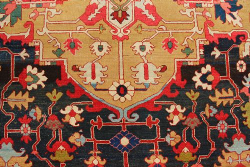 329 X 626CM VERY LARGE AND EXTREMELY FINE SERAPI HERIZ CARPET - ADDITIONAL PHOTO 4