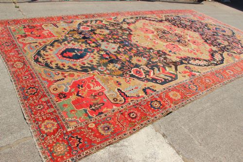 329 X 626CM VERY LARGE AND EXTREMELY FINE SERAPI HERIZ CARPET - ADDITIONAL PHOTO 13