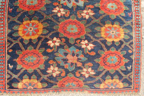 96 X 616CM FINE ANTIQUE KURDISH 'MINA KHANI' LONG RUNNER - ADDITIONAL PHOTO 3