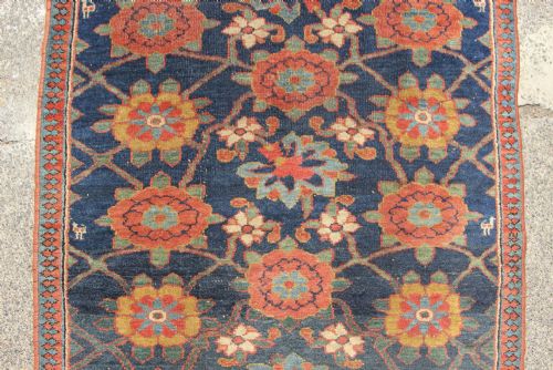 96 X 616CM FINE ANTIQUE KURDISH 'MINA KHANI' LONG RUNNER - ADDITIONAL PHOTO 5