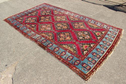 163 X 297CM ANTIQUE KARABAGH CARPET - ADDITIONAL PHOTO 5