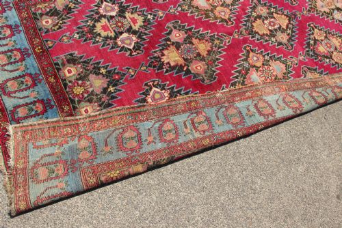 163 X 297CM ANTIQUE KARABAGH CARPET - ADDITIONAL PHOTO 10