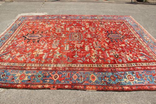 310 X 370CM ANTIQUE BAKSHIASH CARPET - ADDITIONAL PHOTO 4