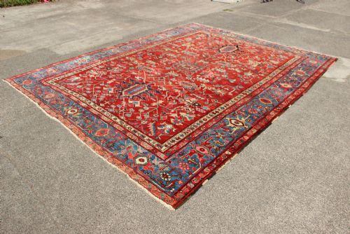 310 X 370CM ANTIQUE BAKSHIASH CARPET - ADDITIONAL PHOTO 7