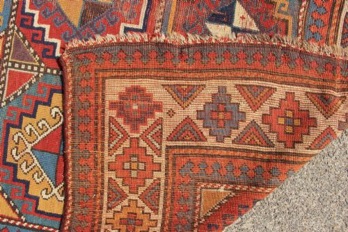 138 X 232CM FINE ANTIQUE MOGHAN KAZAK - ADDITIONAL PHOTO 8