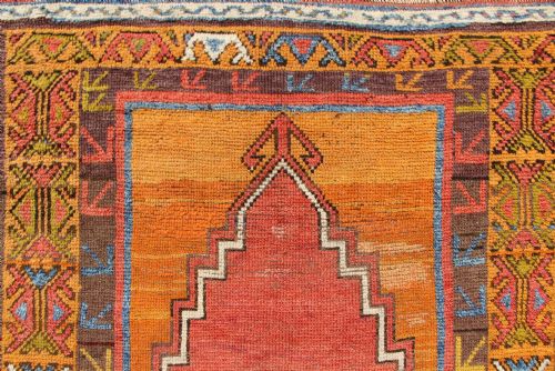108 X 164CM MID 19TH CENTURY KONYA PRAYER RUG - ADDITIONAL PHOTO 2