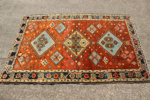 127 X 184CM ANTIQUE HERIZ RUG - ADDITIONAL PHOTO 2
