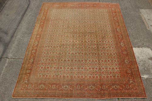 296 X 386cm Antique Tabriz Carpet