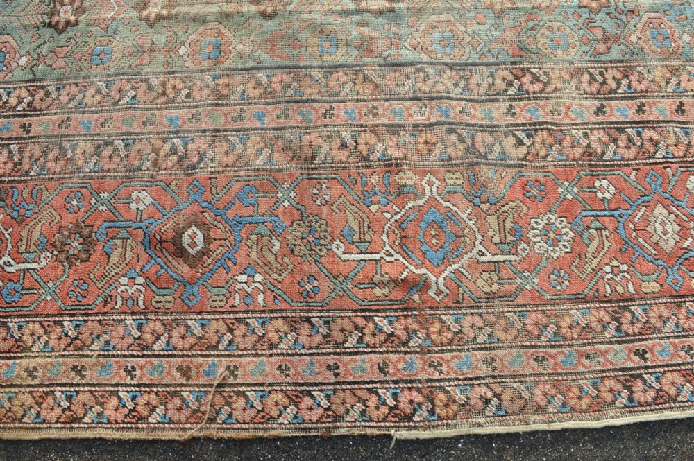 376 x 605cm Gorgeous Green Bakshiash Carpet View IV