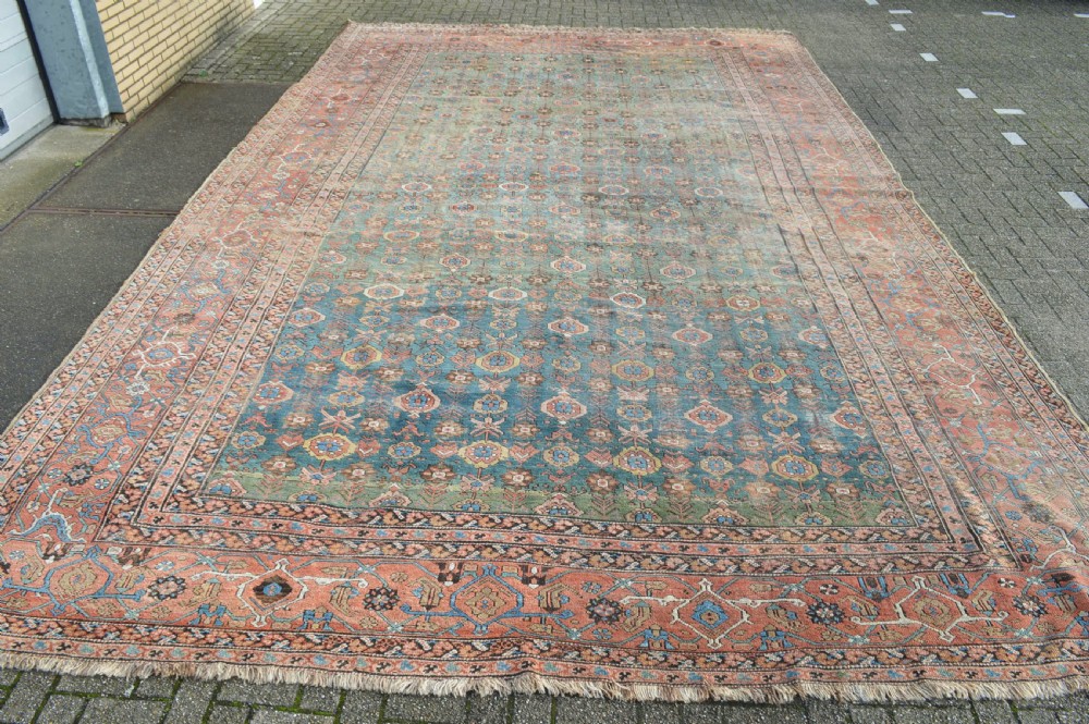 376 x 605cm Gorgeous Green Bakshiash Carpet View XII