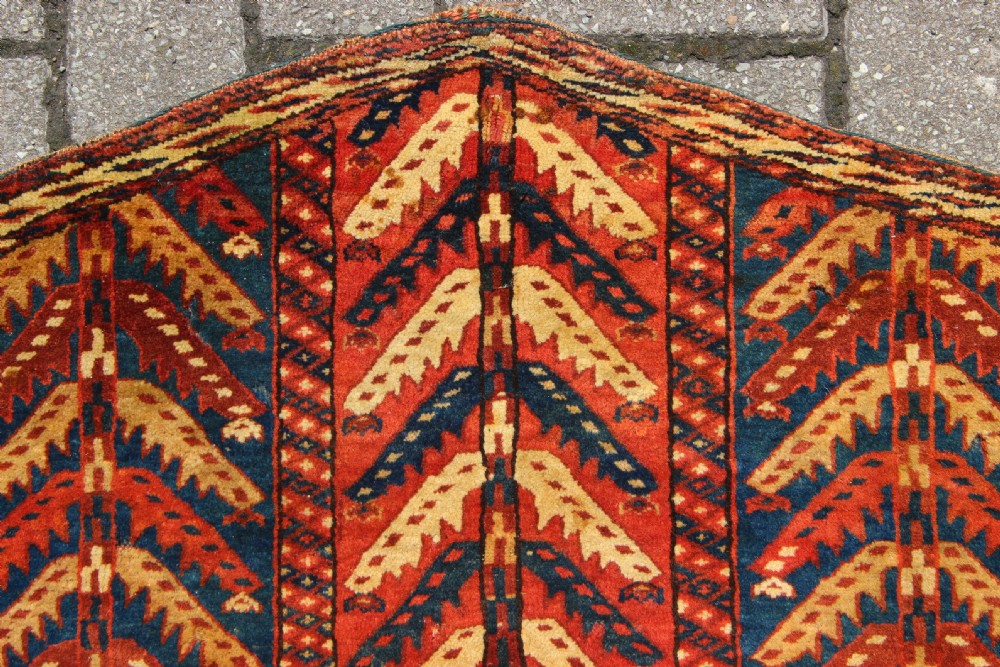 128 x 77cm Mid 19th century Yomud 'Tree' Asmalyk View VII
