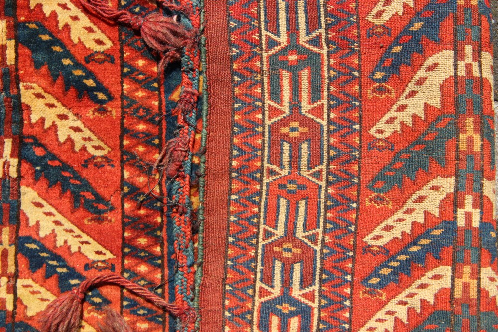 128 x 77cm Mid 19th century Yomud 'Tree' Asmalyk View VIII