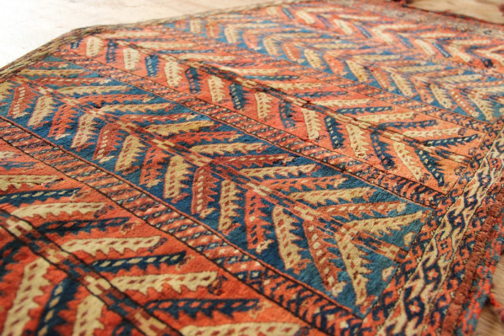 128 x 77cm Mid 19th century Yomud 'Tree' Asmalyk View XIII