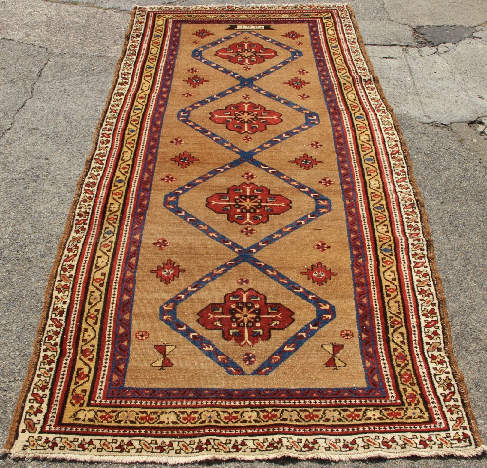 120 x 244cm Antique Hamadan Long Rug 