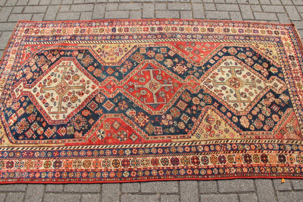 135 x 225cm Antique Qashqai Rug View II
