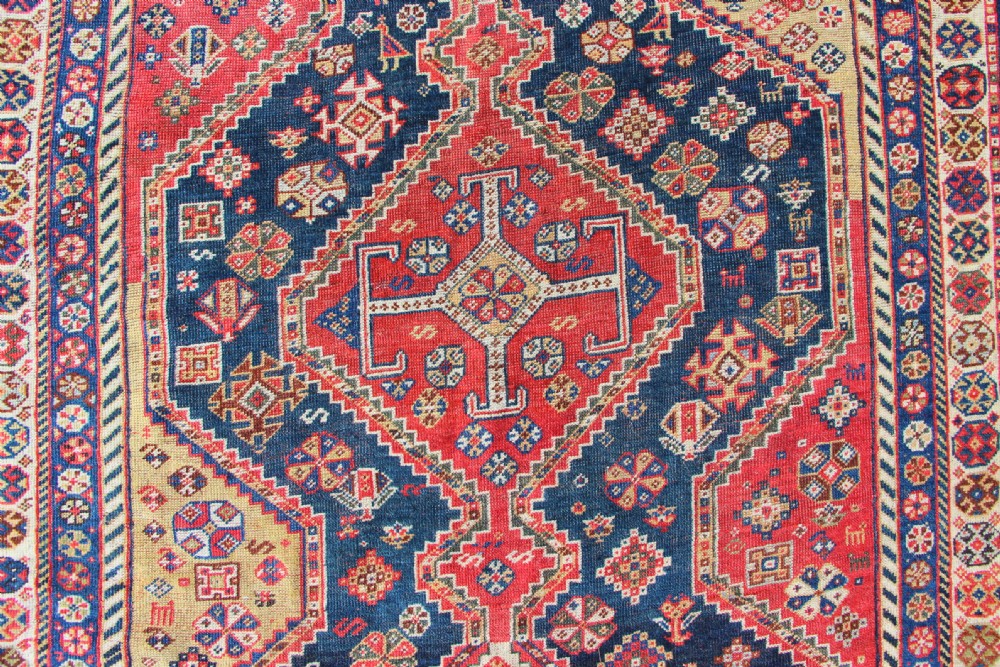 135 x 225cm Antique Qashqai Rug View IV