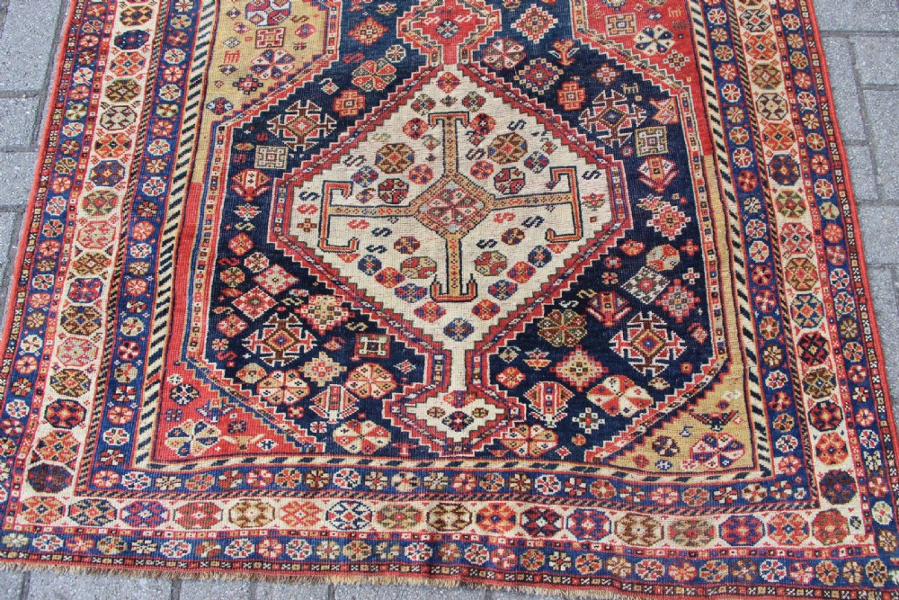135 x 225cm Antique Qashqai Rug View VI