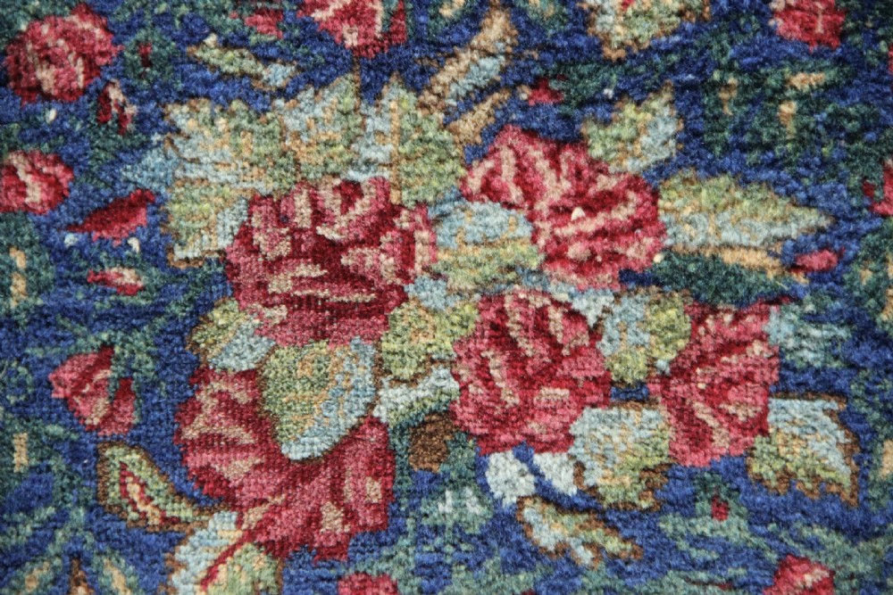 60 x 81cm Antique Kirman rug View IV