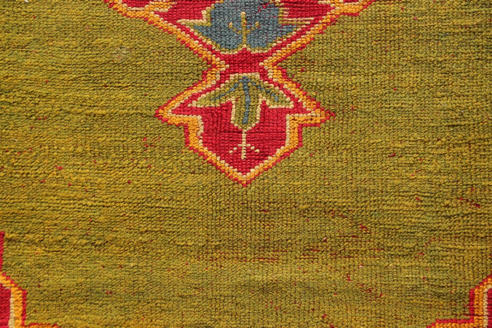 122 x 211cm Antique Oushak Rug View IV
