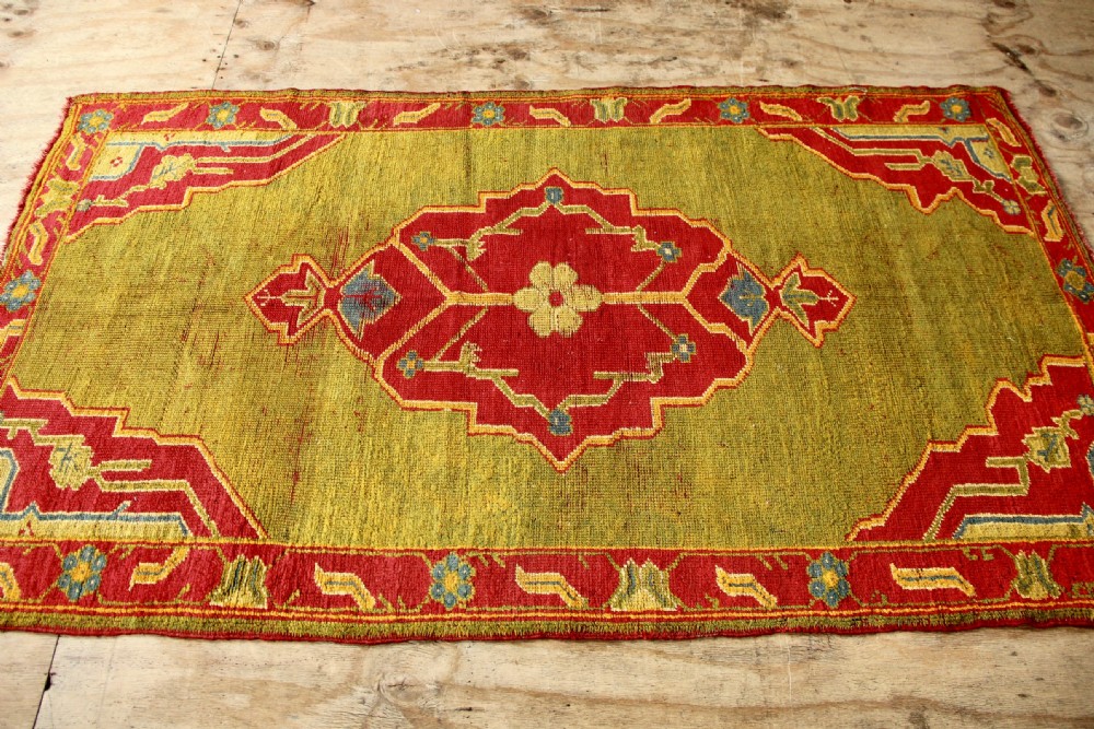 122 x 211cm Antique Oushak Rug View V
