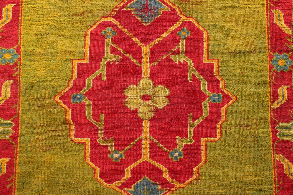 122 x 211cm Antique Oushak Rug View VII