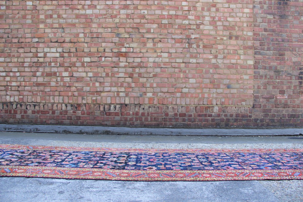 117 x 508cm Superb Caucasian Karabagh Runner View XIII