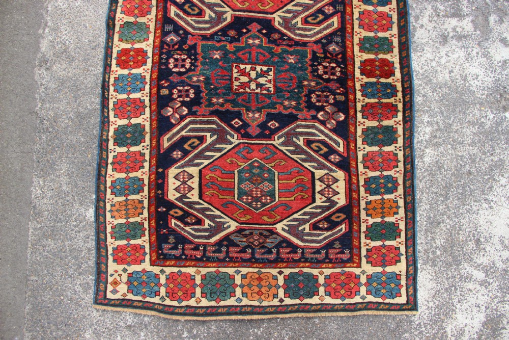 100 x 380 cm Antique Transcaucasian Runner View II