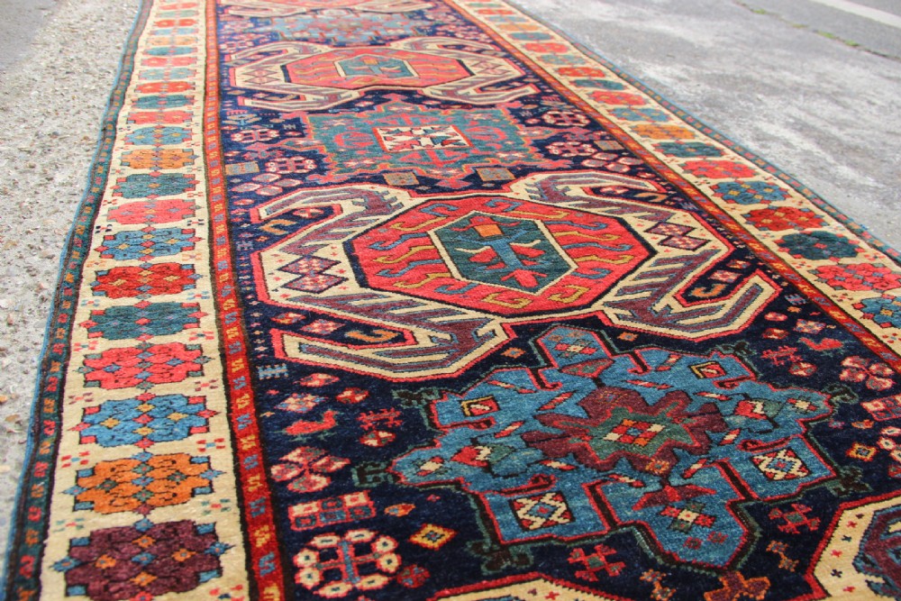100 x 380 cm Antique Transcaucasian Runner View VII