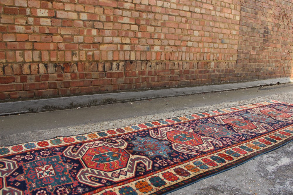 100 x 380 cm Antique Transcaucasian Runner View XII