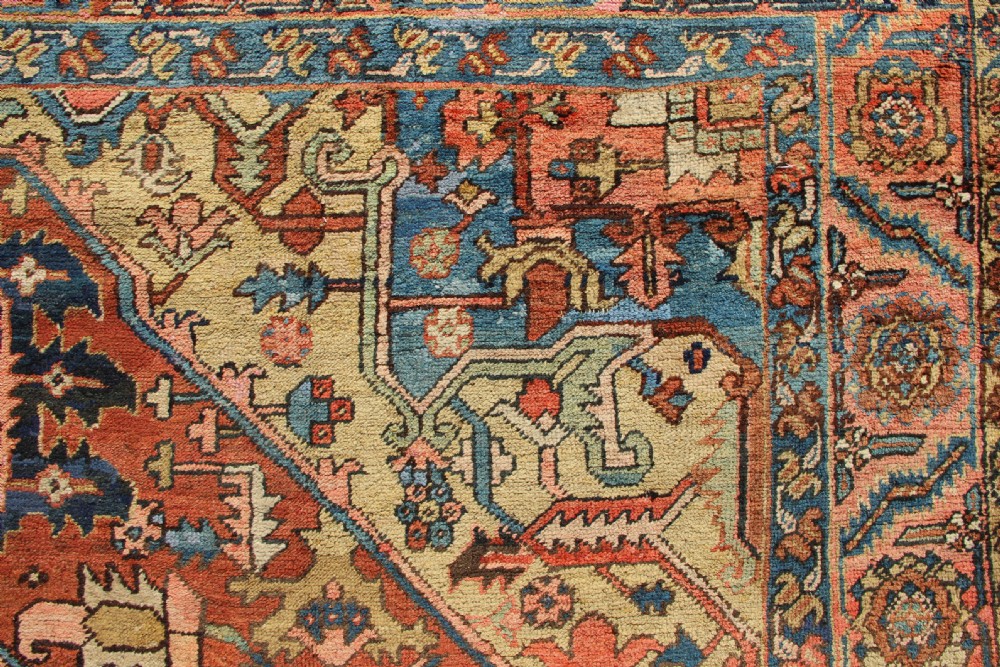 276 x 350cm Antique Gorevan Heriz View IX