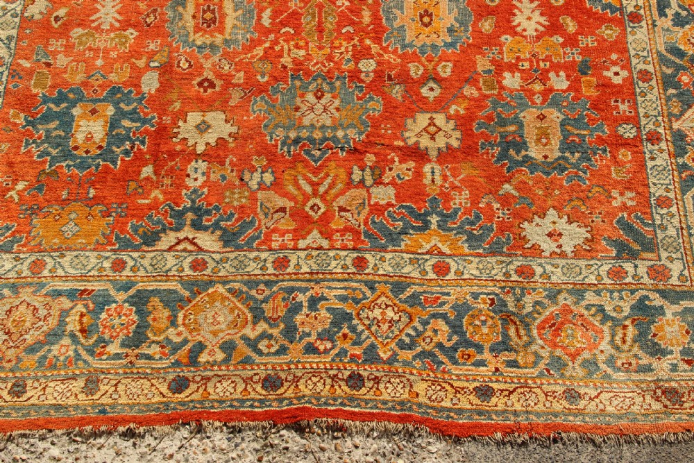 310 x 415cm Superb Antique Oushak Carpet View III
