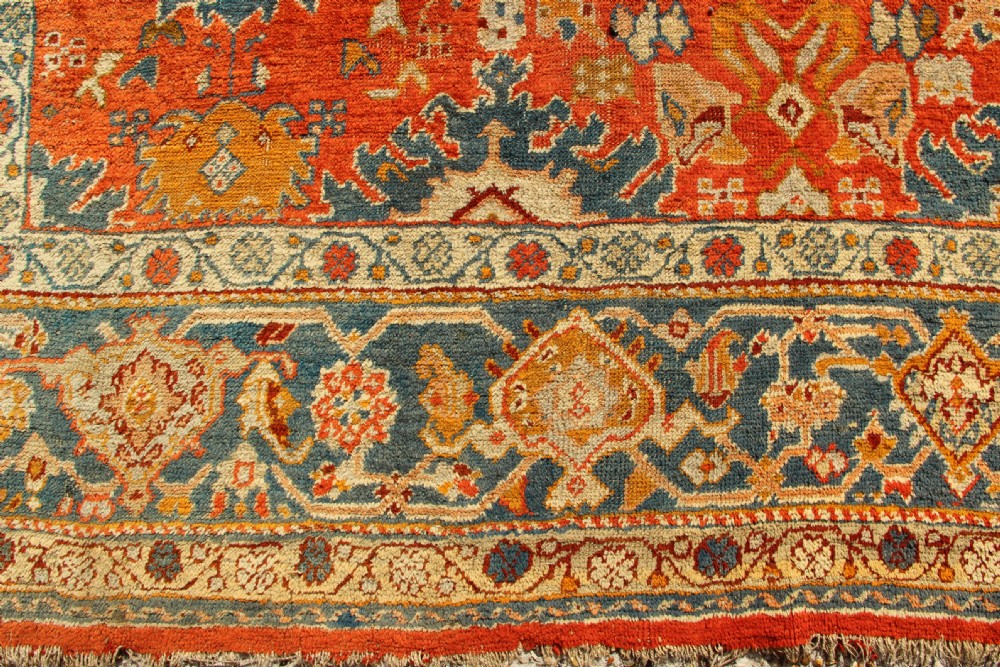310 x 415cm Superb Antique Oushak Carpet View V