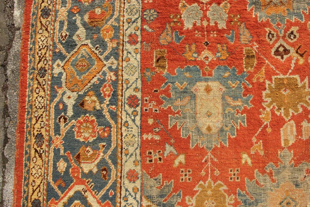 310 x 415cm Superb Antique Oushak Carpet View IX