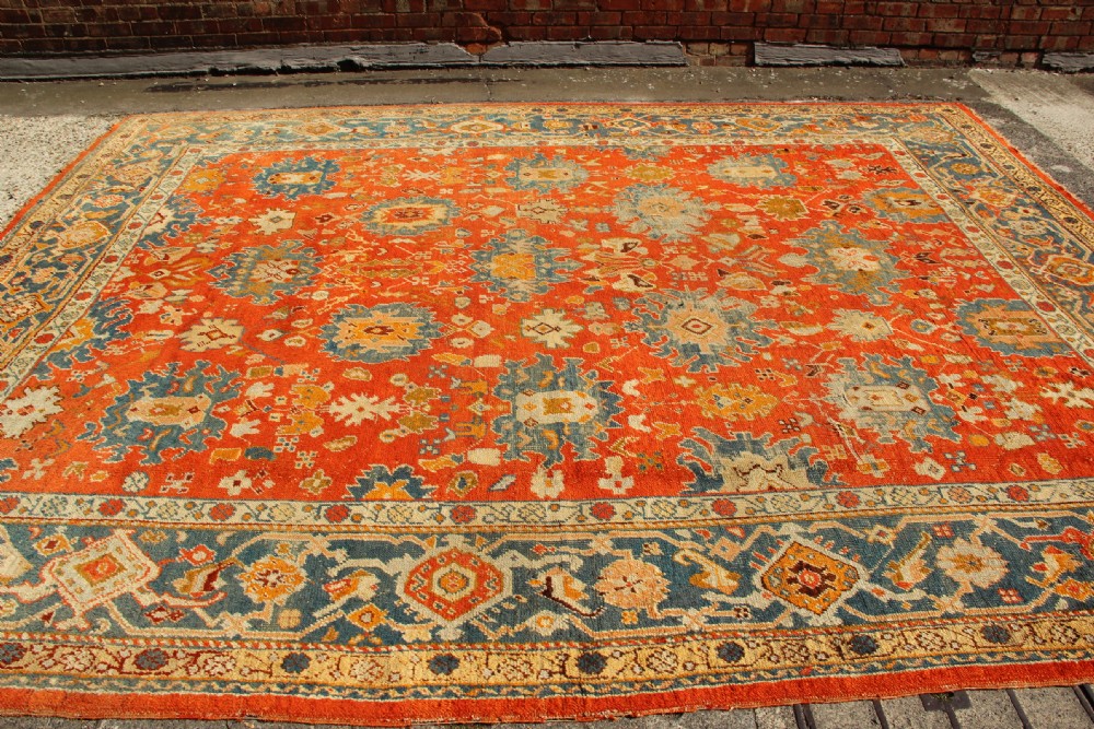 310 x 415cm Superb Antique Oushak Carpet View X