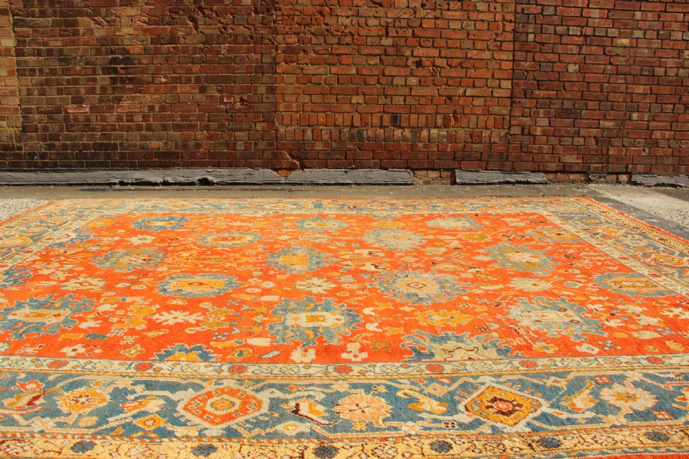310 x 415cm Superb Antique Oushak Carpet View XI