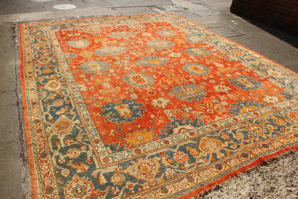 310 x 415cm Superb Antique Oushak Carpet View XVI