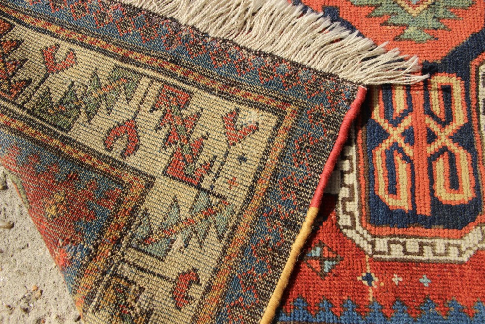 93 x 180cm Exceptional, Early Kazak Prayer Rug View VI