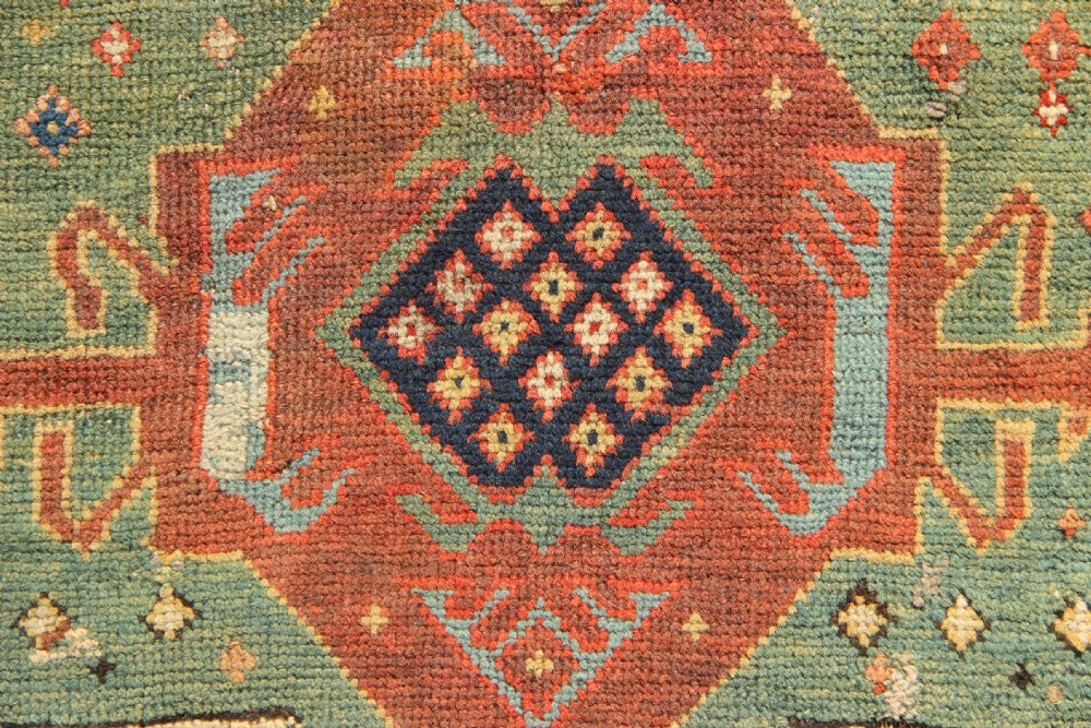 93 x 180cm Exceptional, Early Kazak Prayer Rug View X