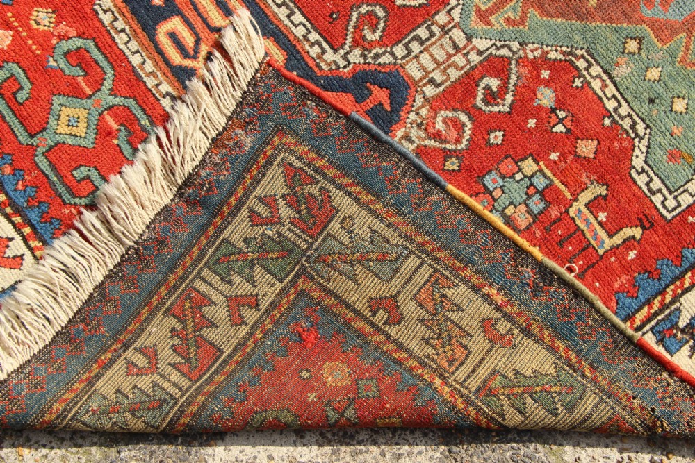 93 x 180cm Exceptional, Early Kazak Prayer Rug View XIII