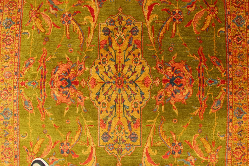 145 x 198 Fantastic Small, Very Fine Antique Ziegler Rug View III
